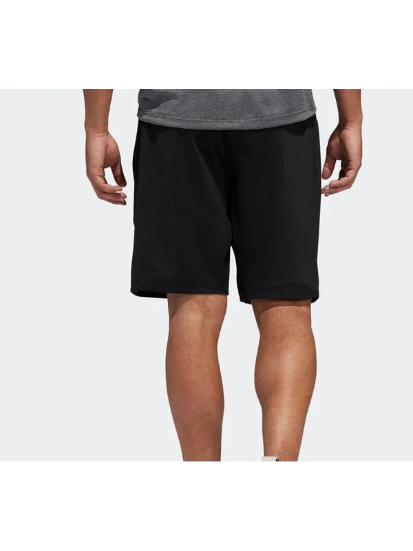 Шорты sports slogan knitted shorts men black Adidas — изображение 4 из 4, черный