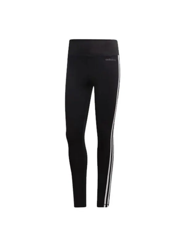 Штаны с дизайном 2 move 3 stripes с высокой посадкой длинные колготки азиатские размеры Adidas — изображение 1 из 3