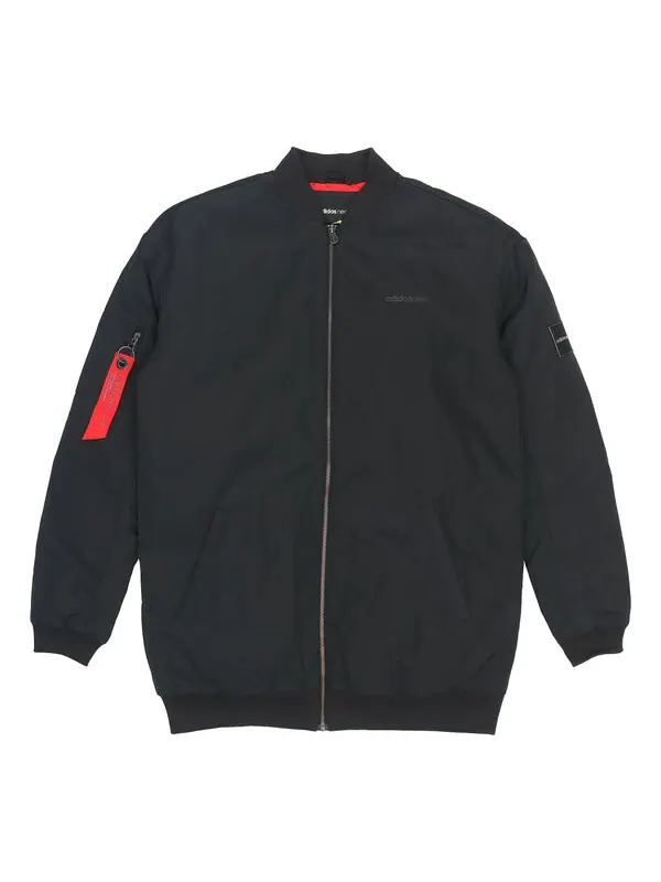 Пуховик adidas Unisex Stand-up Collar Down Jacket Black — изображение 1 из 2, черный