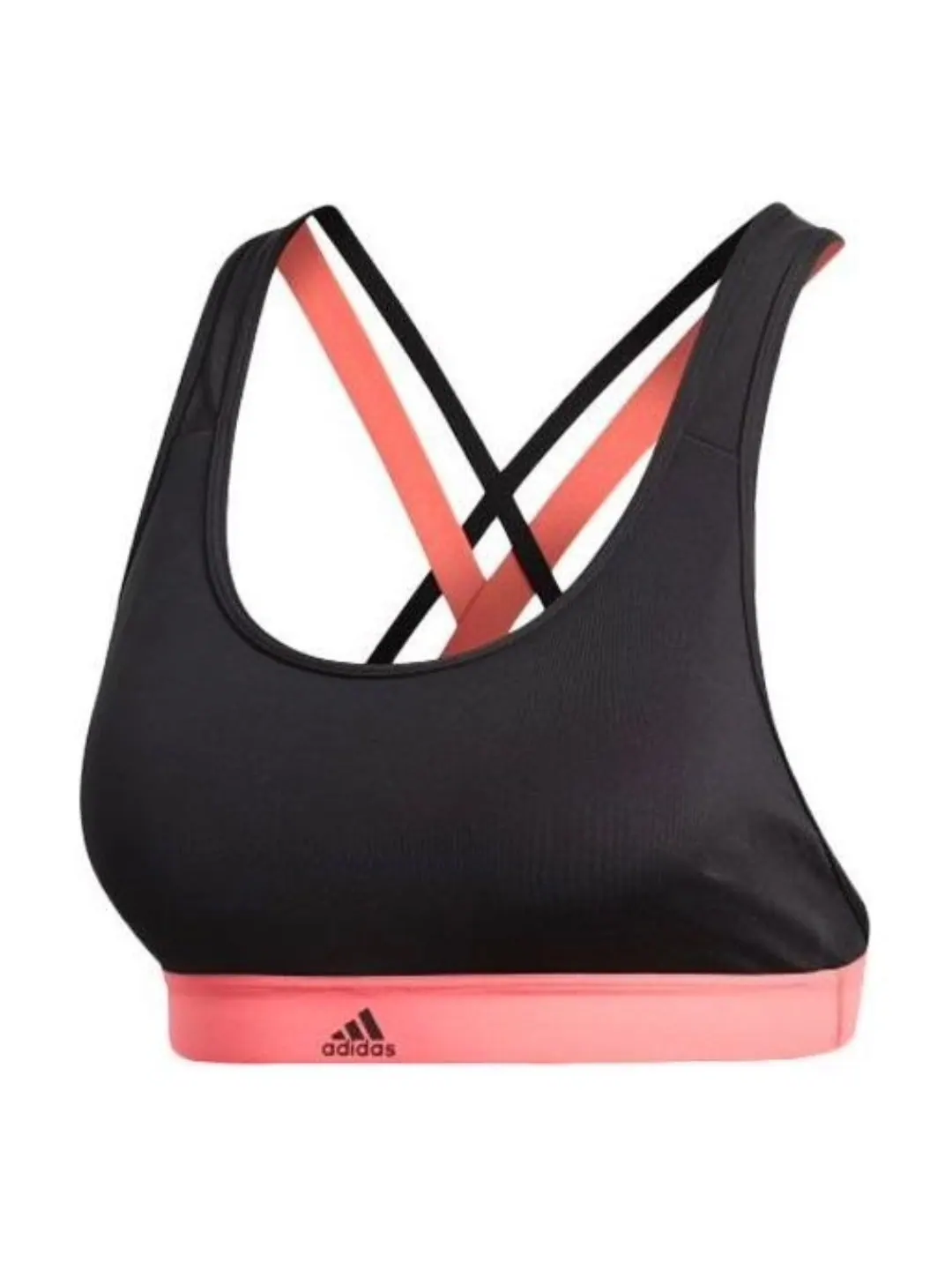 (WMNS) Бюстгальтер Adidas Don't Rest X 'Черно-красный', азиатский размер — изображение 1 из 3, черный/красный