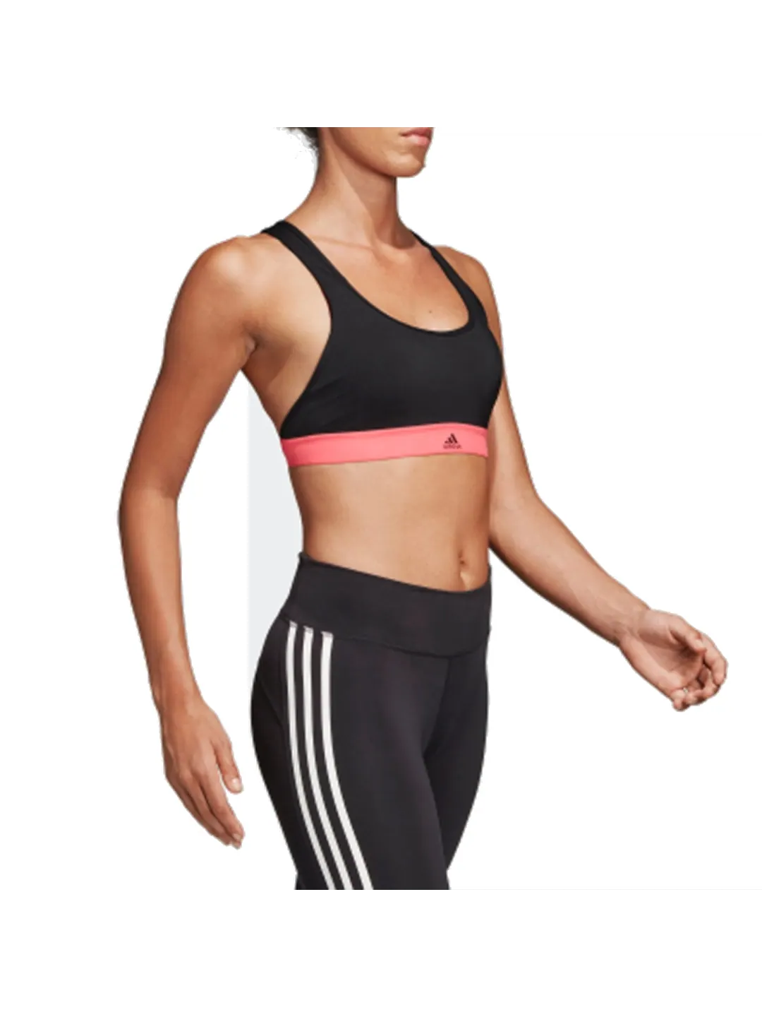 (WMNS) Бюстгальтер Adidas Don't Rest X 'Черно-красный', азиатский размер — изображение 3 из 3, черный/красный