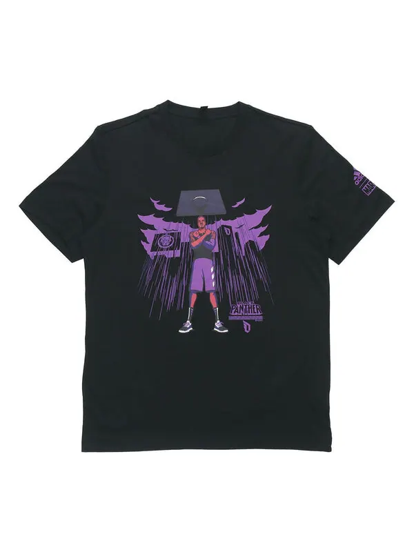 Футболка x marvel dame blk pnthr avengers basketball s t men's black Adidas — изображение 1 из 4, черный