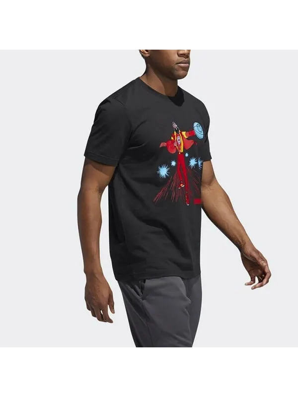Футболка x marvel harden union avengers basketball s t men's black Adidas — изображение 4 из 4, черный