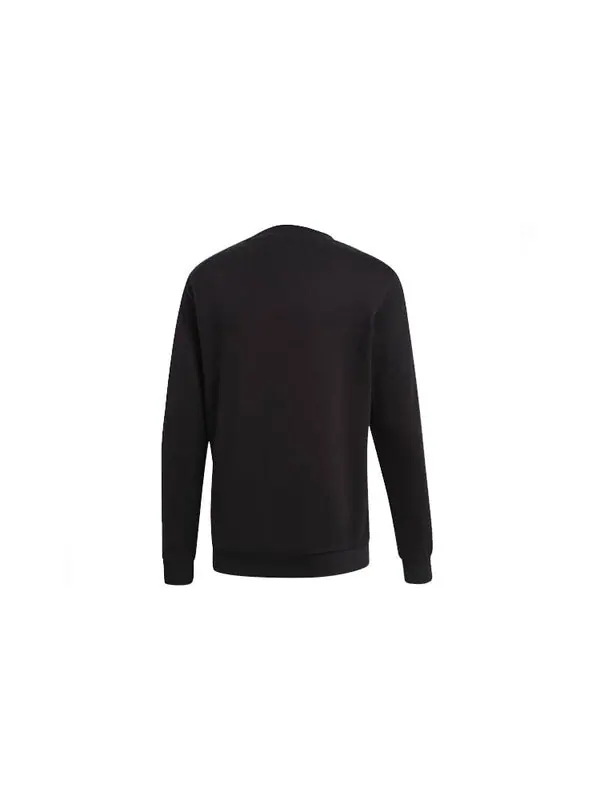 Толстовка originals radkin crewneck small logo embroidered round neck pullover black Adidas — изображение 2 из 4, черный
