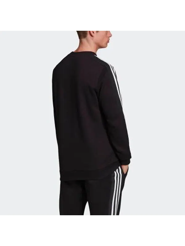 Толстовка originals radkin crewneck small logo embroidered round neck pullover black Adidas — изображение 3 из 4, черный