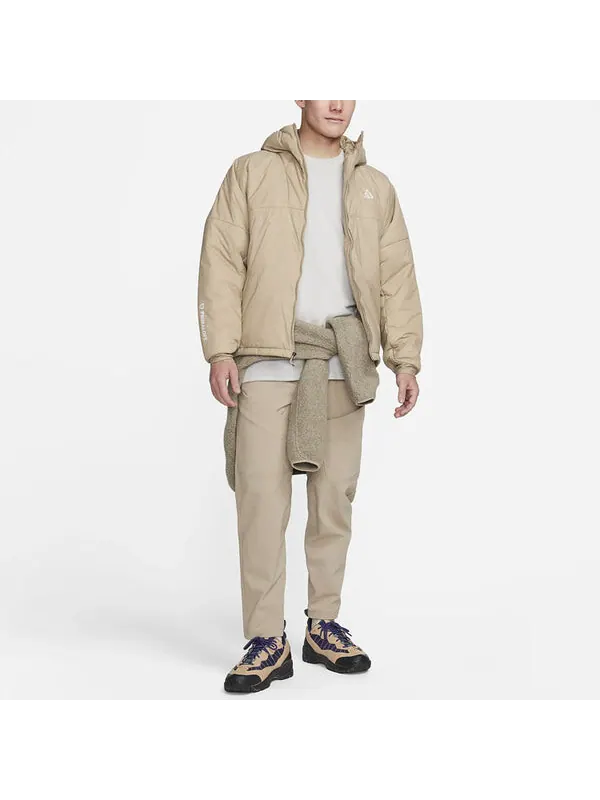 Куртка acg therma fit adv rope de dope куртка с полной застежкой-молнией Nike — изображение 3 из 3, хаки/светлый/белый
