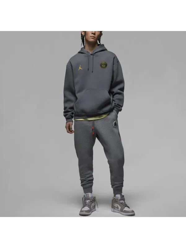 Толстовка Air Jordan x PSG Hoodie 'Black Gold' — изображение 3 из 3, черный/золотистый/мульти