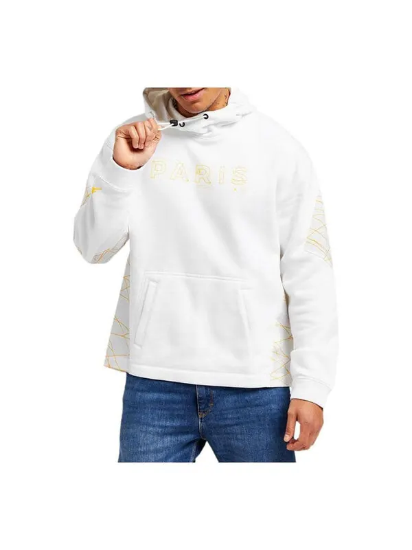 Толстовка Air Jordan x PSG Hoodie 'White' — изображение 1 из 3, белый/мульти