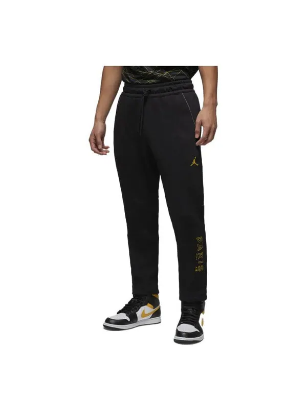 Спортивные штаны спортивные штаны x psg Air Jordan — изображение 1 из 3, черный/желтый