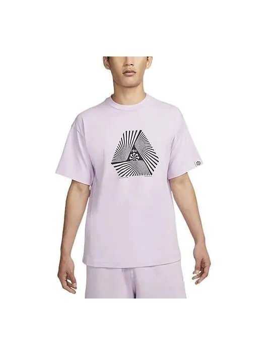Футболка Men's Nike Geometry Alphabet Logo Printing Round Neck Pullover Short Sleeve Asia Edition — изображение 1 из 3
