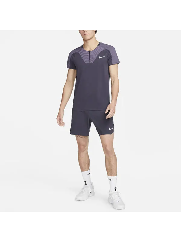 Футболка Court Dri Fit Adv Slam Logo Tee Nike — изображение 3 из 3, фиолетовый