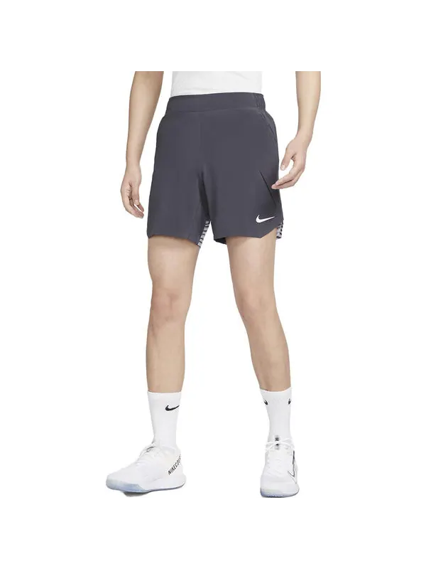 Шорты Nike Court Dri-FIT Slam Tennis Shorts 'Gridiron White' — изображение 4 из 4, белый
