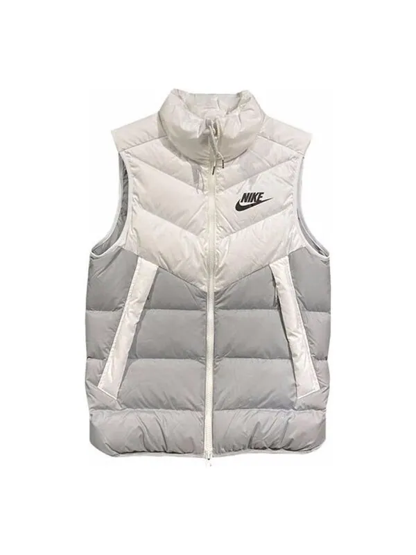 Жилет Nike Windproof Warm Stand Collar Down — изображение 1 из 1, белый/мульти