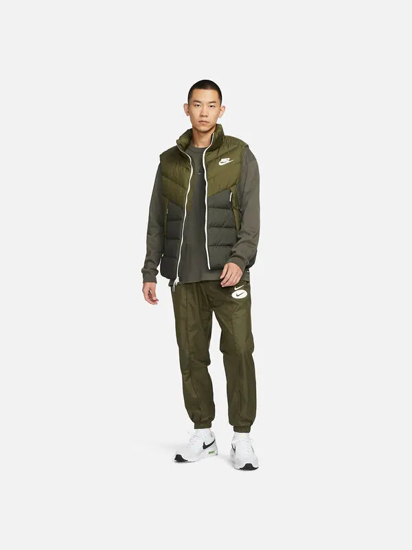 Жилет Nike Windproof Warm Stand Collar Down — изображение 3 из 4, зеленый/мульти