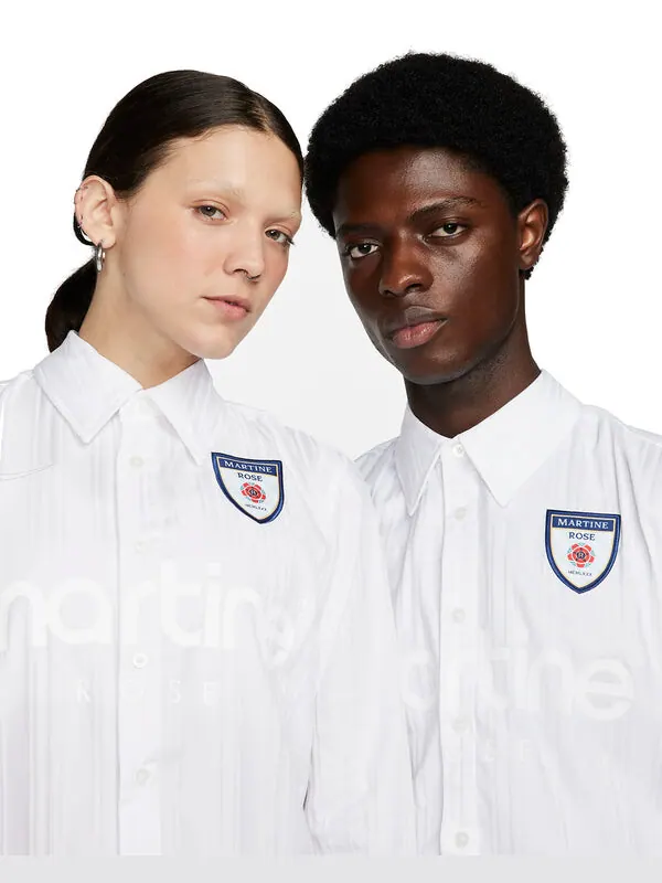 Рубашка martine rose Nike — изображение 2 из 3, белый/мульти