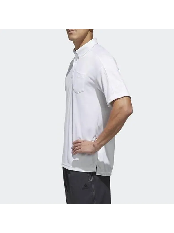Футболка m s2s sc tero p chest pocket short sleeve polo shirt white Adidas — изображение 4 из 4, белый