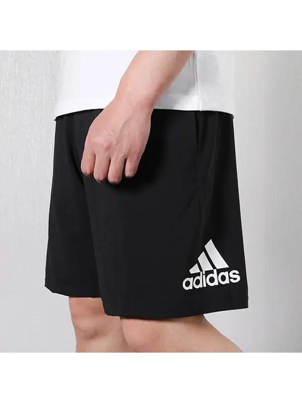 Шорты adidas M Mh Light Sho Logo Printing Training Sports Woven Shorts Black — изображение 4 из 4, черный
