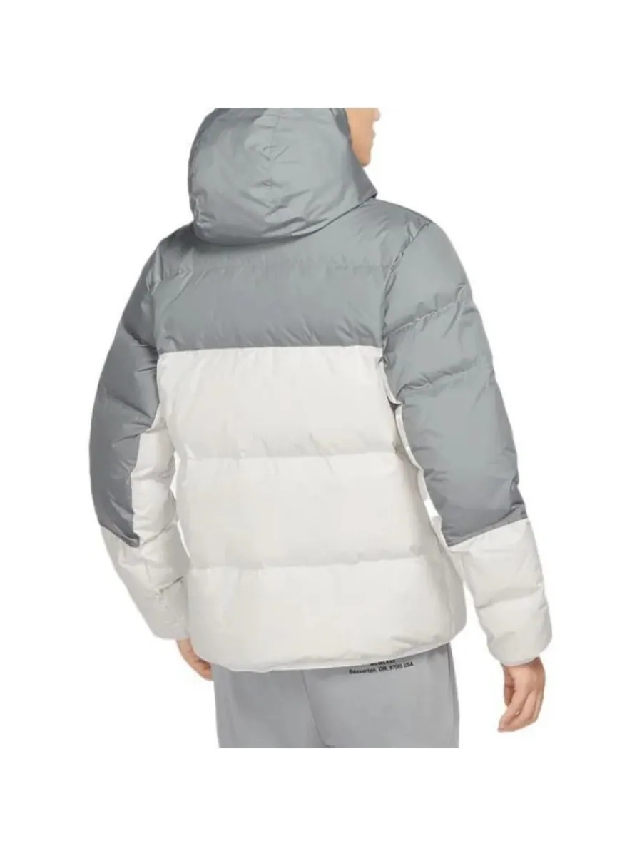 Куртка Nike Hooded Puffer — изображение 4 из 4, серый