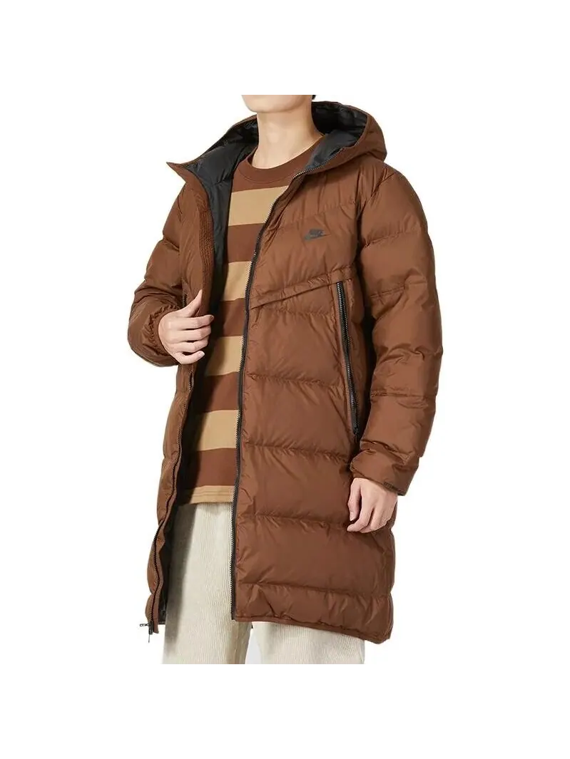 Мужской пуховик Nike Storm-FIT Windrunner — изображение 3 из 6, коричневый
