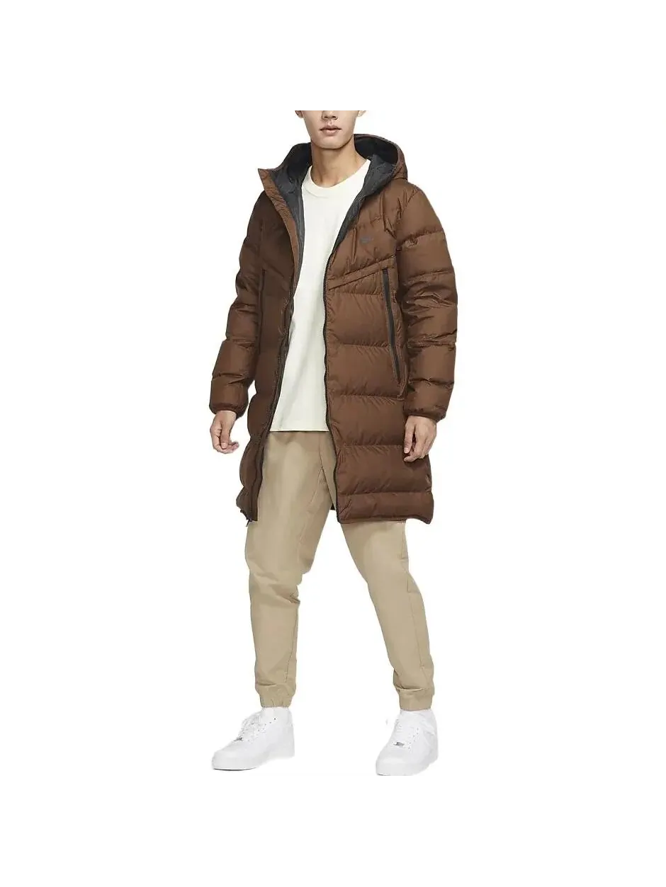 Мужской пуховик Nike Storm-FIT Windrunner — изображение 6 из 6, коричневый