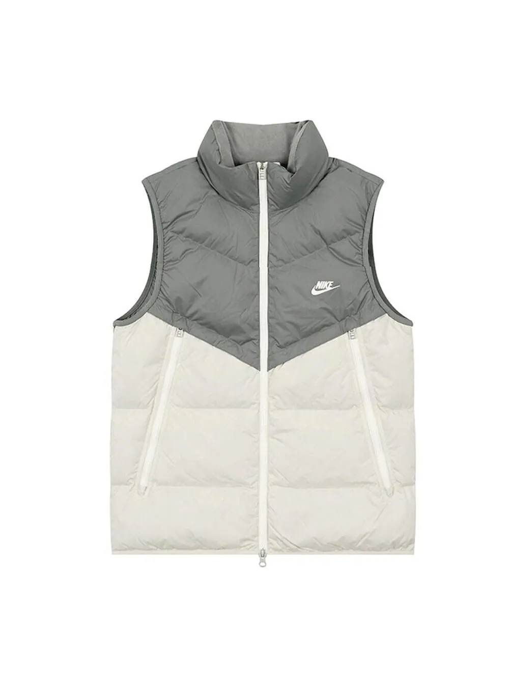 Жилет Nike Windproof Warm Stand Collar Down — изображение 1 из 2, серый