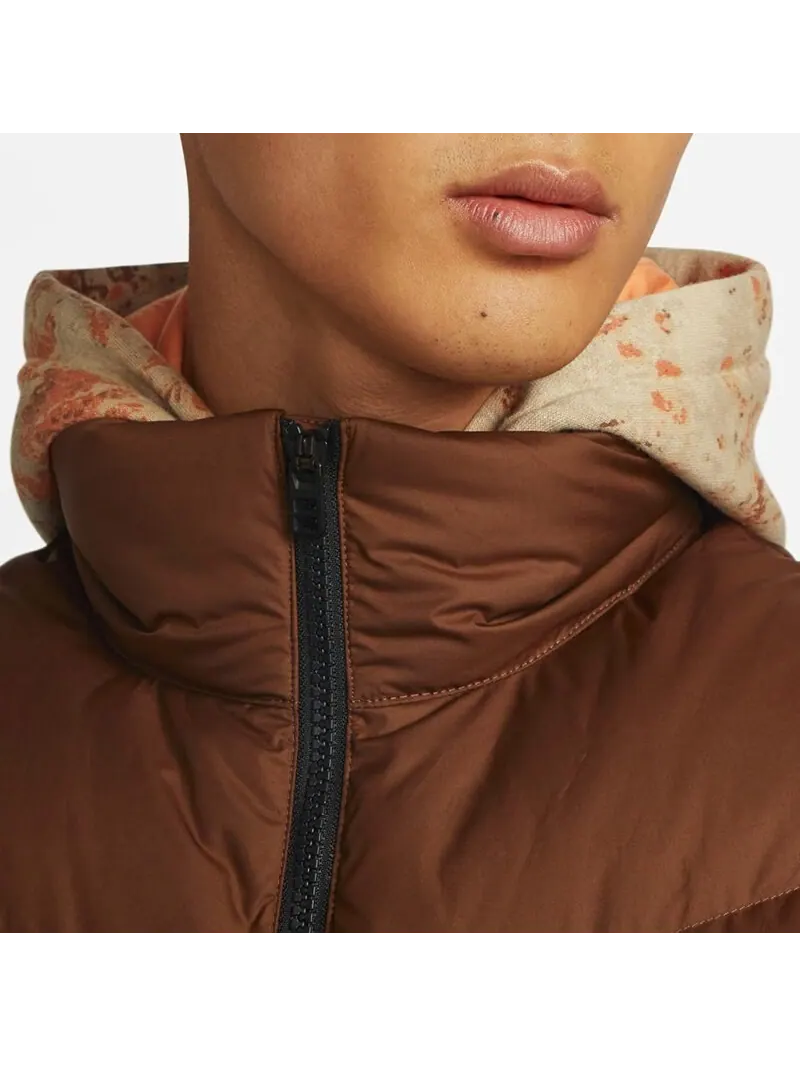 Жилет Nike Windproof Warm Stand Collar Down — изображение 6 из 6, коричневый