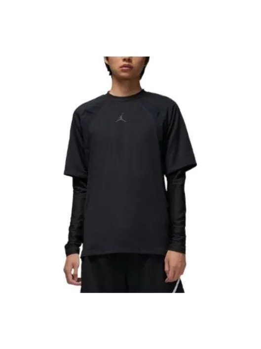 Футболка спортивная dri fit с длинным рукавом Air Jordan — изображение 1 из 3, черный