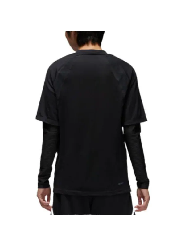 Футболка спортивная dri fit с длинным рукавом Air Jordan — изображение 3 из 3, черный
