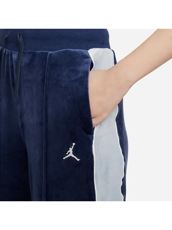 Брюки летные велюровые брюки Air Jordan — изображение 3 из 4, белый/синий