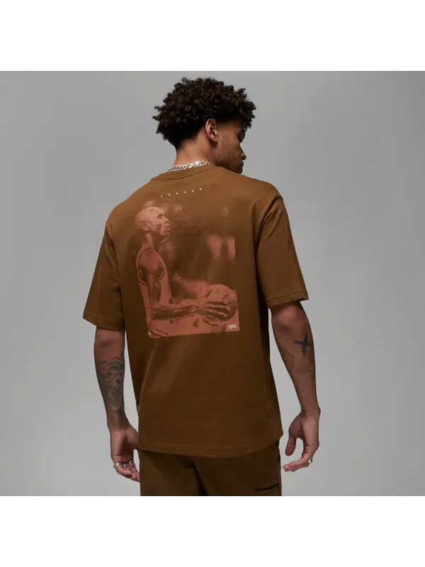 Футболка Essentials Statement 85 футболка Air Jordan — изображение 2 из 3, коричневый