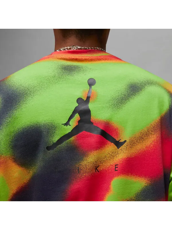 Футболка с длинным рукавом с надписью MVP Air Jordan, мульитколор — изображение 3 из 4, мульти