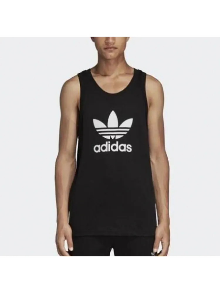 Жилет adidas originals Men's Trefoil logo Vest Black — изображение 3 из 5, черный