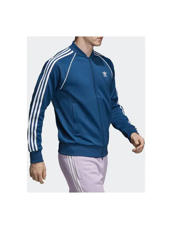 Куртка Men's adidas originals Zipper Sports Jacket — изображение 1 из 2, синий