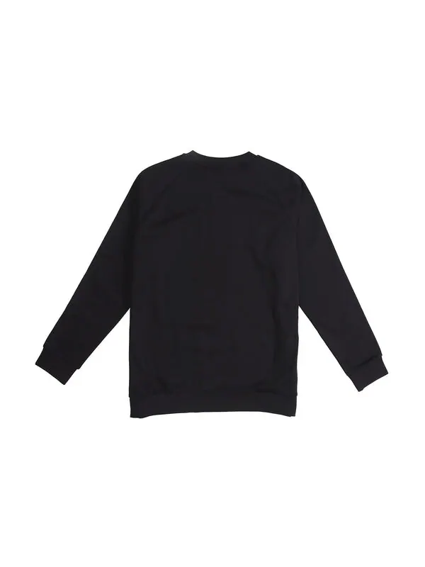 Толстовка adidas originals adidas 3-Stripes Crewneck Sweatshirt — изображение 2 из 4, черный