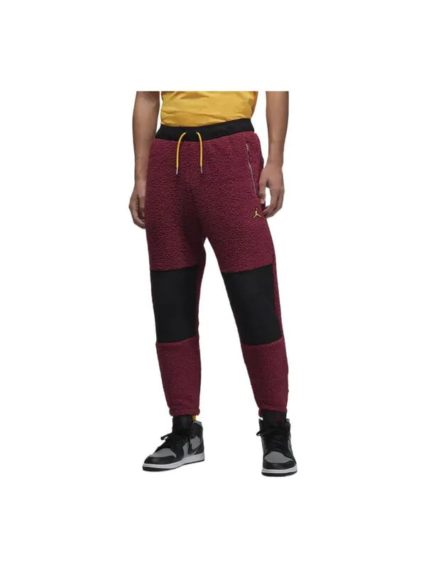 Спортивные штаны Air Jordan Colorblock Embroidered Drawstring Elastic Waistband Bundle Feet Sports — изображение 1 из 3