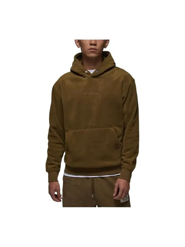 Толстовка Air Jordan Hoodies 'Olive' — изображение 1 из 3, оливковый
