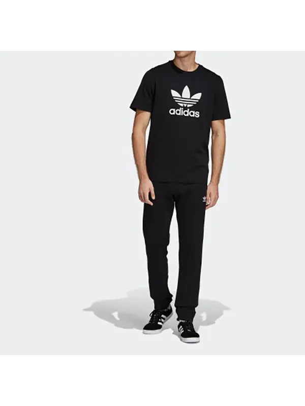 Спортивные штаны adidas originals Trefoil Pants For Men Black — изображение 3 из 4, черный