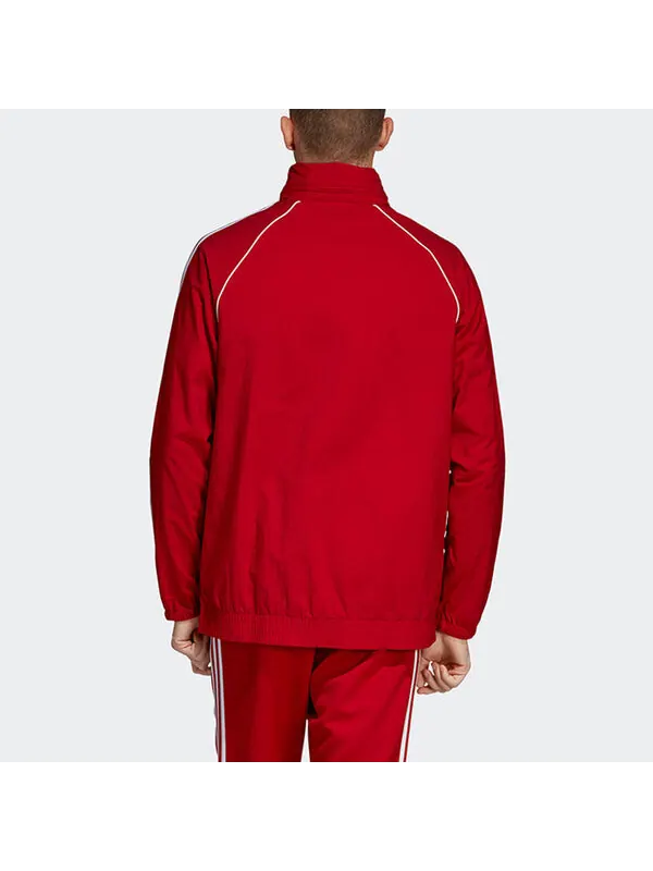 Куртка adidas originals Casual Sports Hooded Jacket Red — изображение 4 из 4, красный