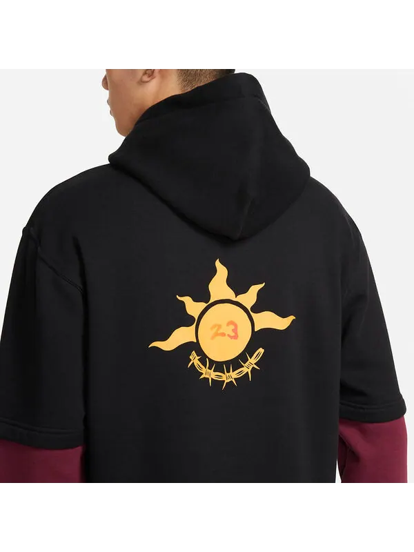 Толстовка Air jordan Mvp Sweatshirt Pullover Hoodie 'Black' — изображение 2 из 3, черный