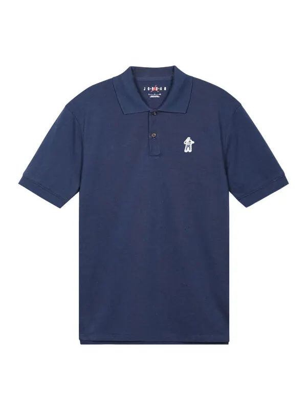 Футболка Air Jordan x Eastside Golf Polo 'Midnight Navy' — изображение 1 из 4, темно-синий/белый