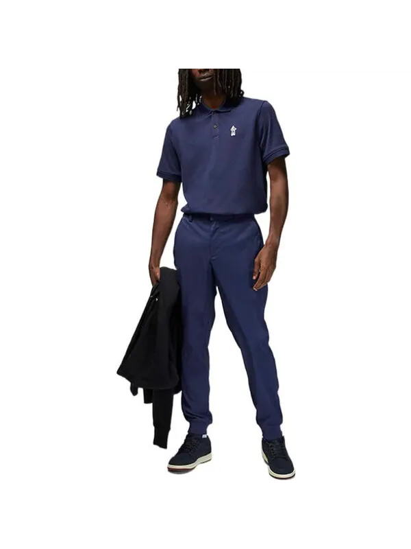 Футболка Air Jordan x Eastside Golf Polo 'Midnight Navy' — изображение 3 из 4, темно-синий/белый