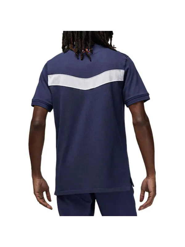Футболка Air Jordan x Eastside Golf Polo 'Midnight Navy' — изображение 4 из 4, темно-синий/белый