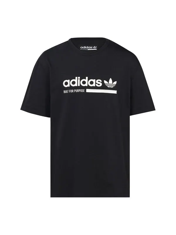Футболка originals printing logo short sleeve black Adidas — изображение 1 из 4, черный