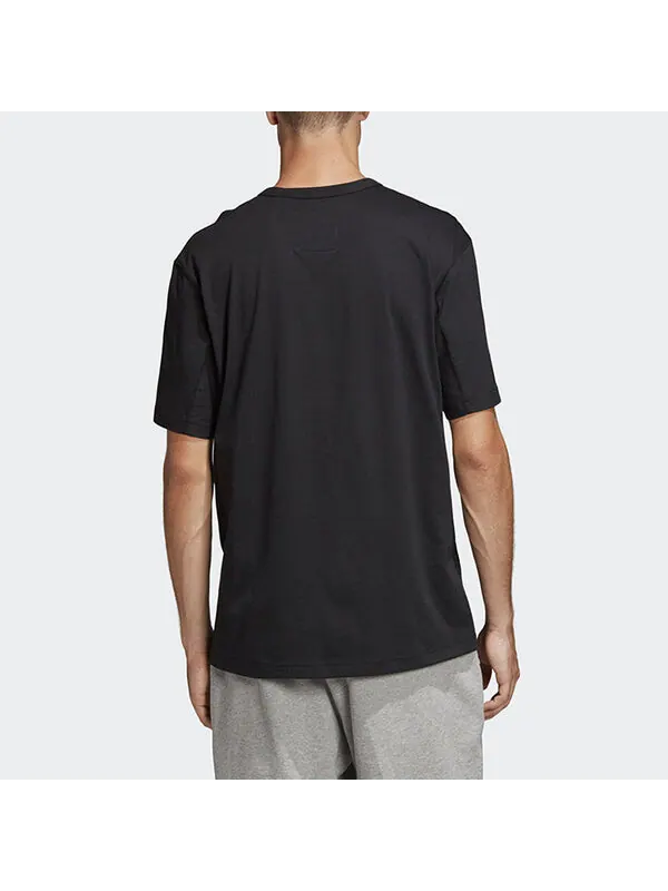 Футболка originals printing logo short sleeve black Adidas — изображение 4 из 4, черный