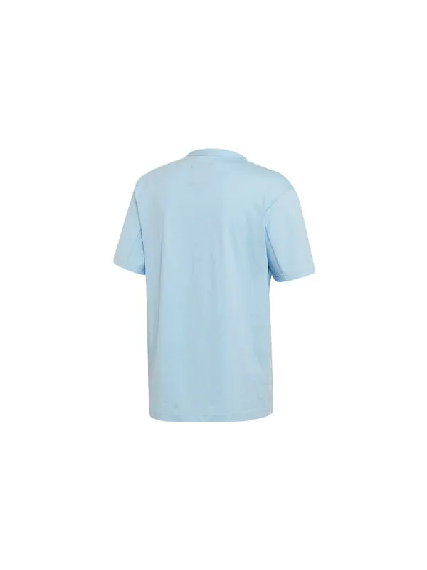 Футболка originals logo sports round neck short sleeve blue Adidas — изображение 2 из 4, синий