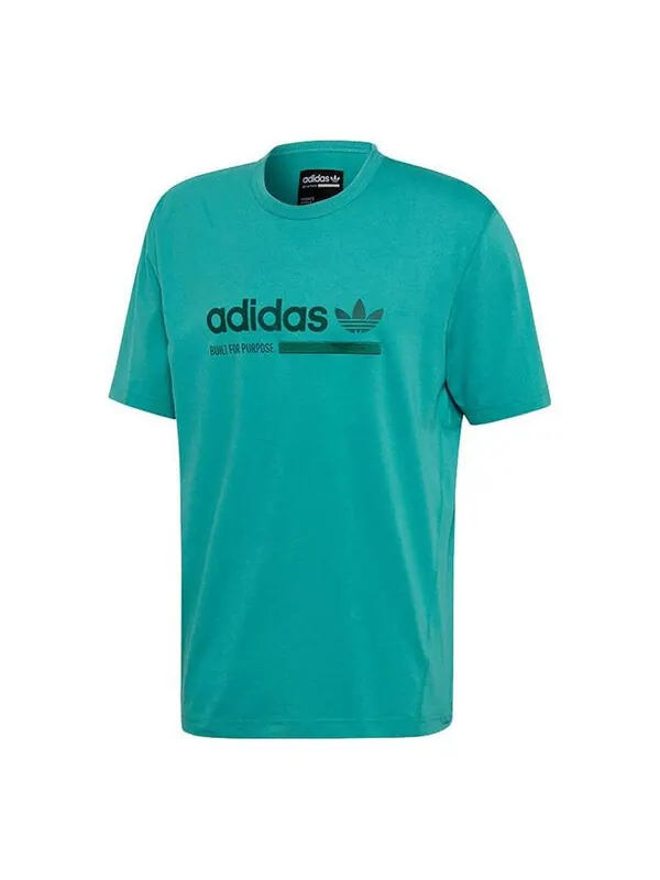 Футболка originals round neck short sleeve mint green Adidas — изображение 1 из 2, зеленый