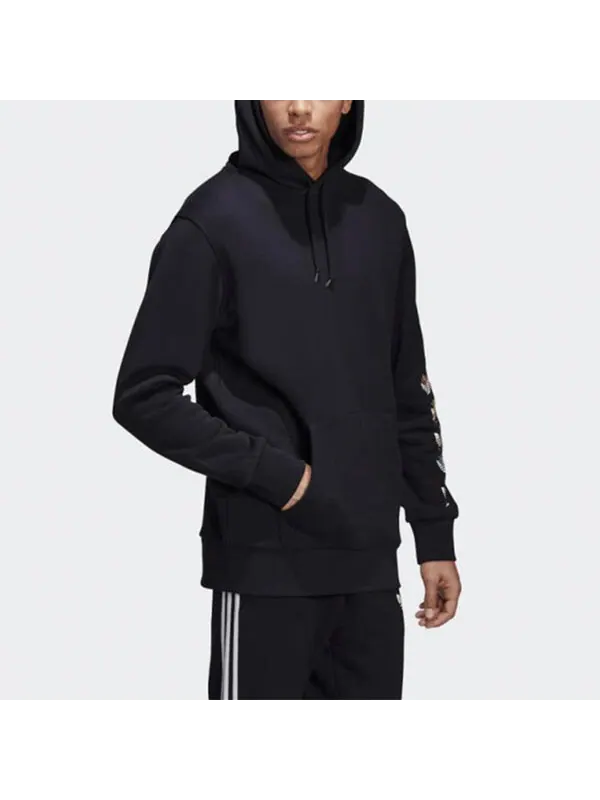 Толстовка Men's adidas originals Loose Casual Black — изображение 4 из 4, черный
