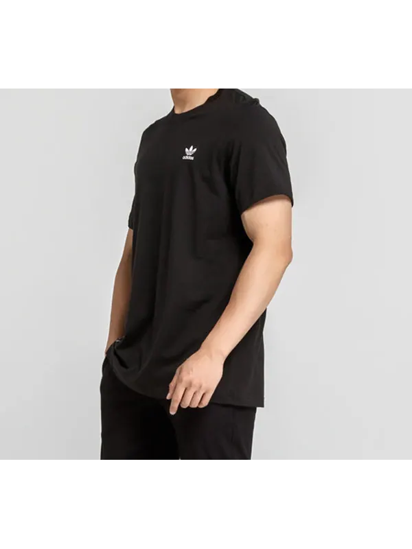 Футболка originals side cashew printing sports short sleeve black Adidas — изображение 2 из 3, черный