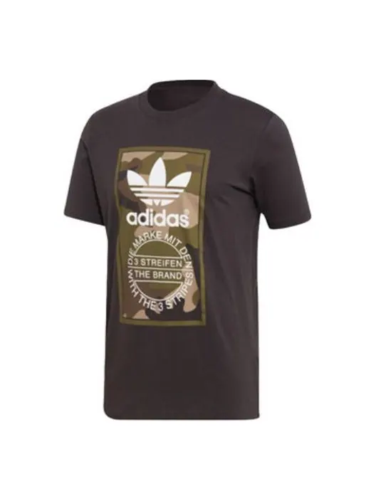 Футболка originals camo tee 'grey' Adidas — изображение 1 из 4, черный