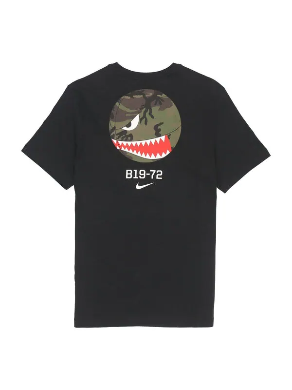 Футболка Men's Nike Back Cartoon Devil Camouflage Pattern Printing Casual Round Neck Short Sleeve — изображение 1 из 3